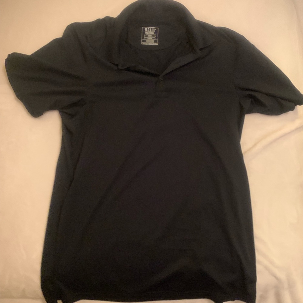 5.11 black polo, small